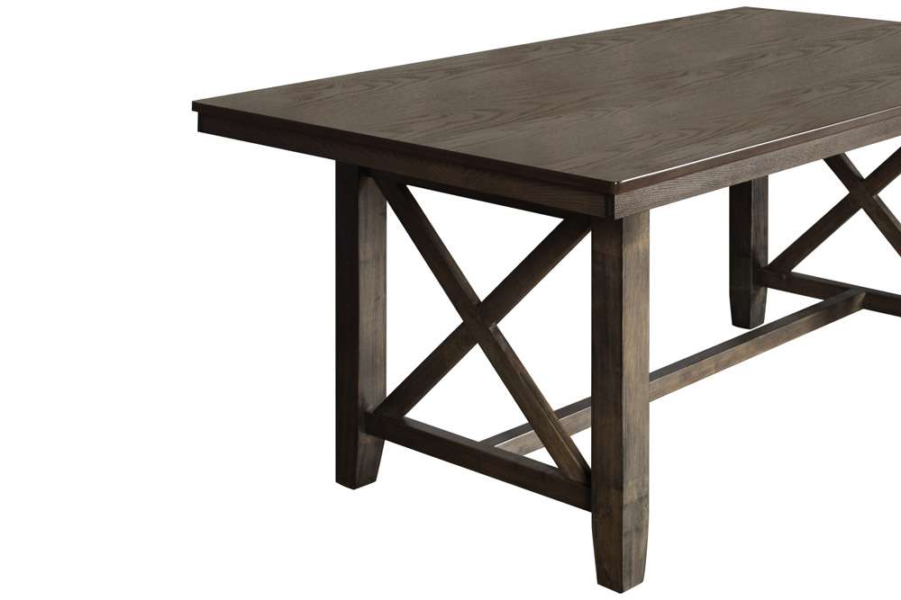 New Classic Furniture - Julius Dining Table-Walnut Brown - D1802-10 veiw 5