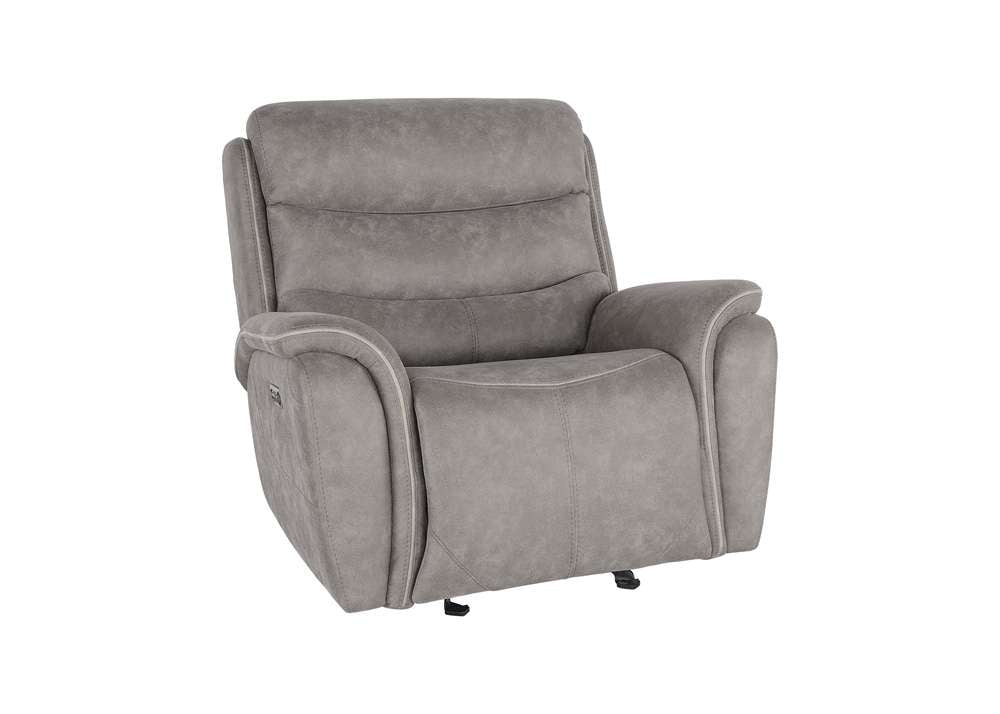 New Classic Furniture - Kamari Glider Recliner W/Pwr Hr & Fr-Gray - U092-13P2-GRY veiw 2