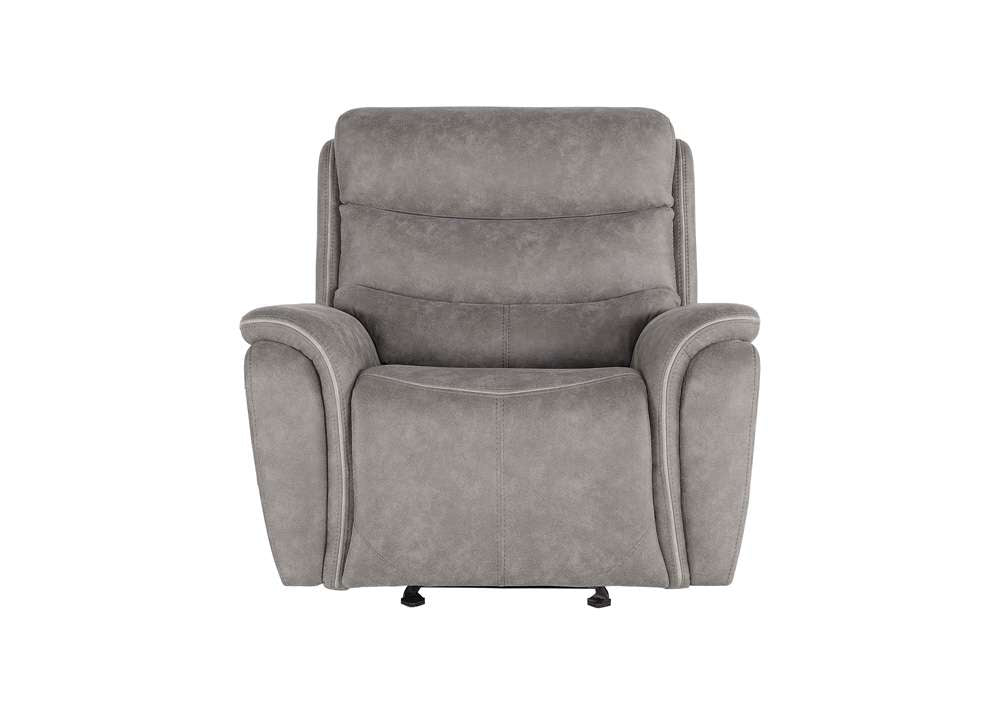 New Classic Furniture - Kamari Glider Recliner W/Pwr Hr & Fr-Gray - U092-13P2-GRY veiw 3
