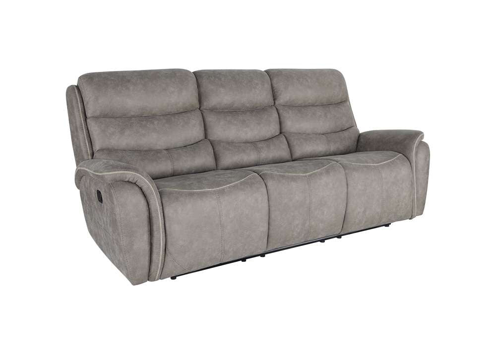 New Classic Furniture - Kamari  Sofa W/Dual Recliner-Gray - U092-30-GRY veiw 1