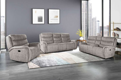 New Classic Furniture - Kamari  Sofa W/Dual Recliner-Gray - U092-30-GRY veiw 2