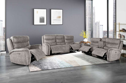 New Classic Furniture - Kamari Sofa W/Pwr Hr & Fr-Gray - U092-30P2-GRY veiw 3