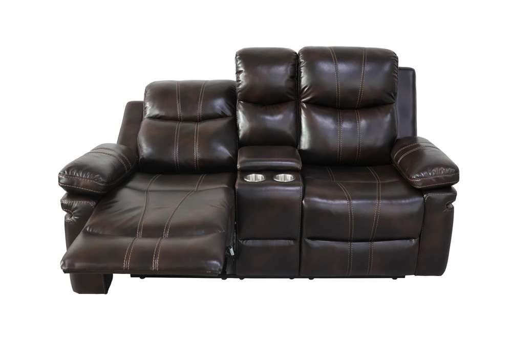 New Classic Furniture - Kellen Console Loveseat W/ Pwr Fr-Brown - U6023-25P1-BRN veiw 4
