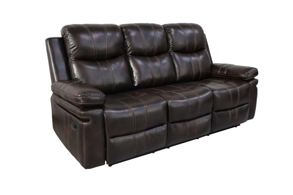 New Classic Furniture - Kellen  Sofa W/ Drop Down Tray & Pwr Fr-Brown - U6023-30P1-BRN veiw 1