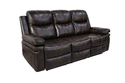 New Classic Furniture - Kellen  Sofa W/ Drop Down Tray & Pwr Fr-Brown - U6023-30P1-BRN veiw 4