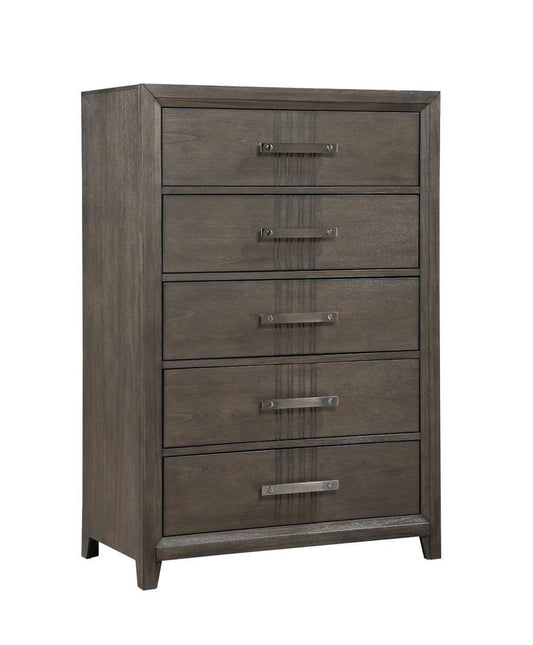 New Classic Furniture - Landon Chest-Walnut - B6001-070 veiw 1