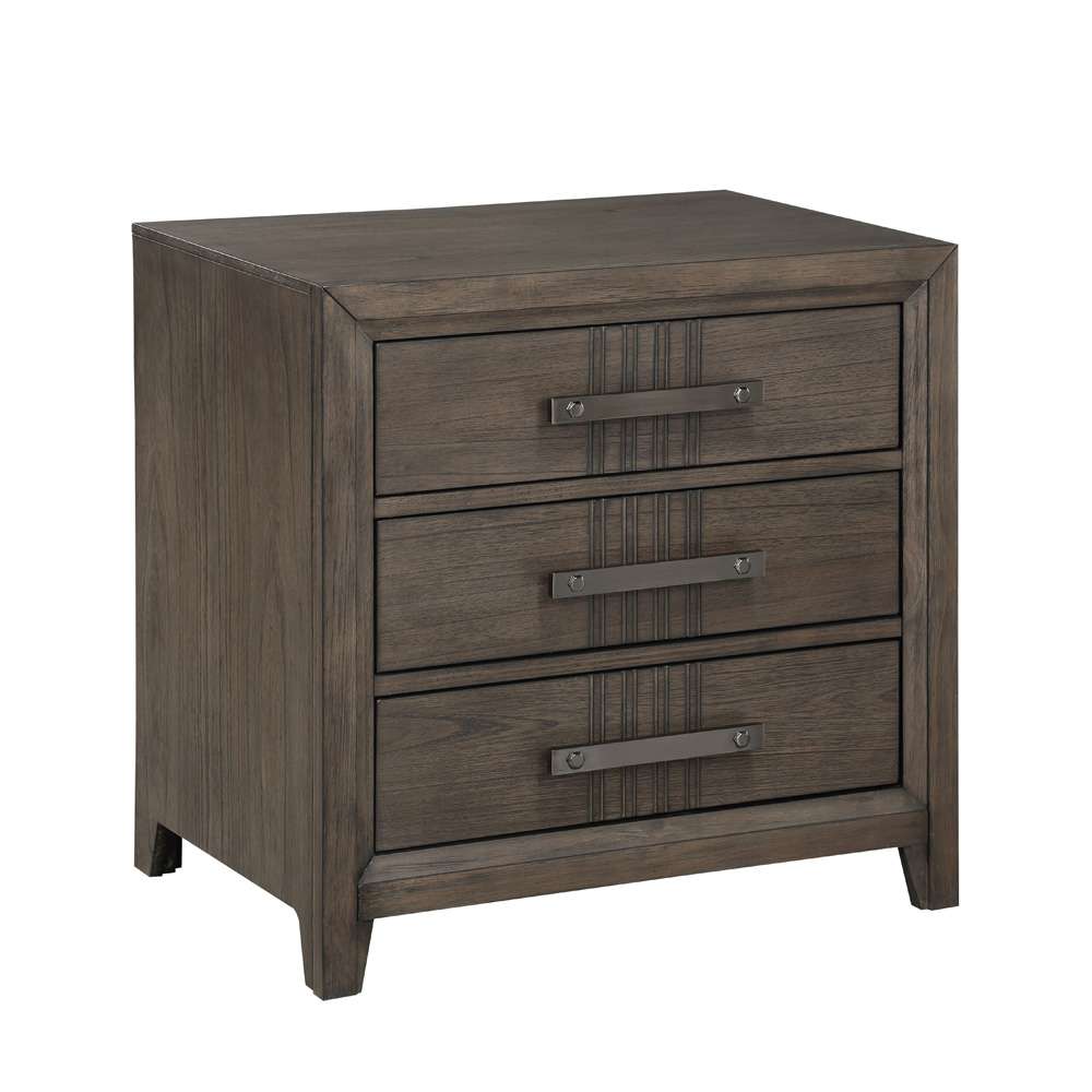 New Classic Furniture - Landon Nightstand-Walnut - B6001-040 veiw 1
