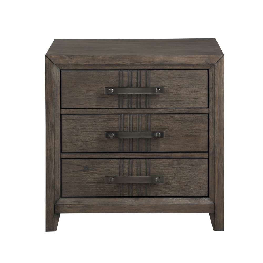 New Classic Furniture - Landon Nightstand-Walnut - B6001-040 veiw 3