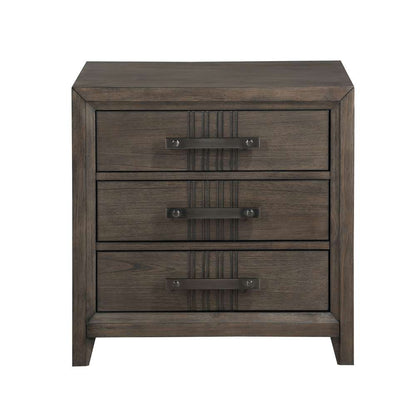 New Classic Furniture - Landon Nightstand-Walnut - B6001-040 veiw 3