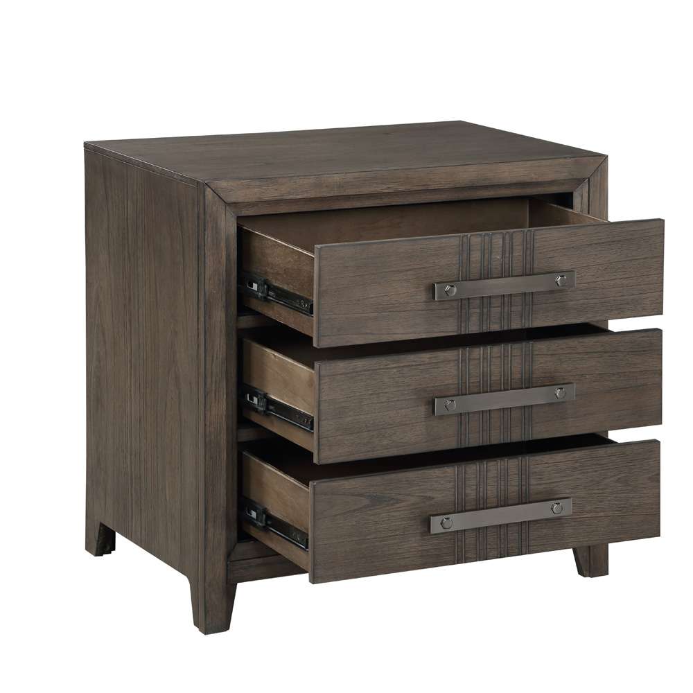 New Classic Furniture - Landon Nightstand-Walnut - B6001-040 veiw 5