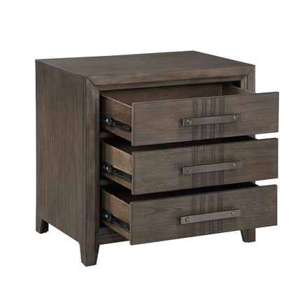 New Classic Furniture - Landon Nightstand-Walnut - B6001-040 veiw 5