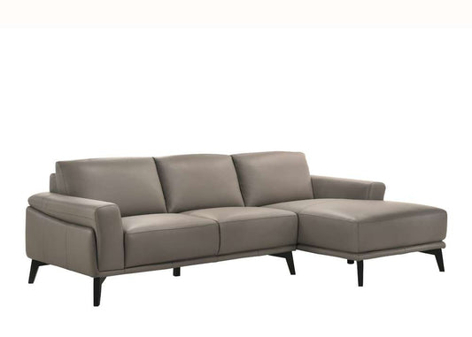 New Classic Furniture - Lucca Raf Chaise / Laf Loveseat -Slate - 20-L9966-2RS veiw 1