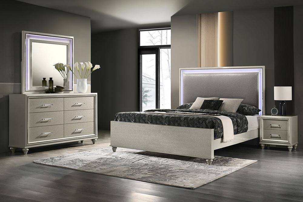 New Classic Furniture - Lumina - 5/0 Queen 5Pcs Set (B/Dr/Mr/2Ns) - 00-2210-35N veiw 1