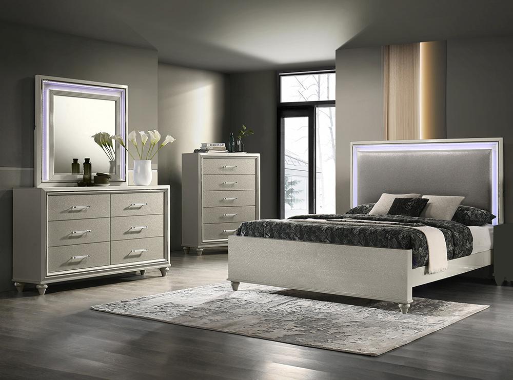 New Classic Furniture - Lumina - 5/0 Queen 4Pcs Set (B/Dr/Mr/ Ch) - 00-2210-34C veiw 1