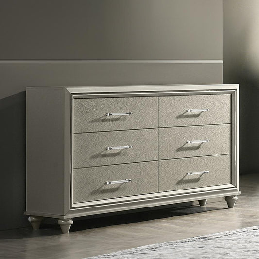 New Classic Furniture - Lumina - 5/0 Queen 4Pcs Set (B/Dr/Mr/ Ch) - 00-2210-34C veiw 2