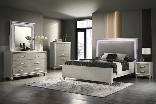 New Classic Furniture - Lumina - 6/6 King Bed Only in Gray - 00-2210-100 veiw 2