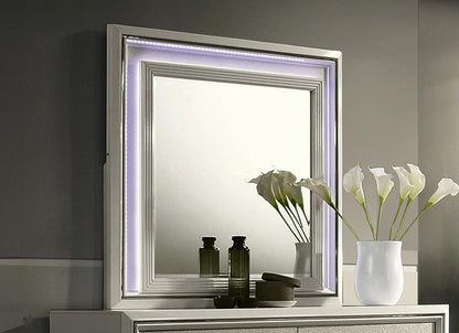 New Classic Furniture - Lumina Lighted Mirror - Silver - B2210-060 veiw 1