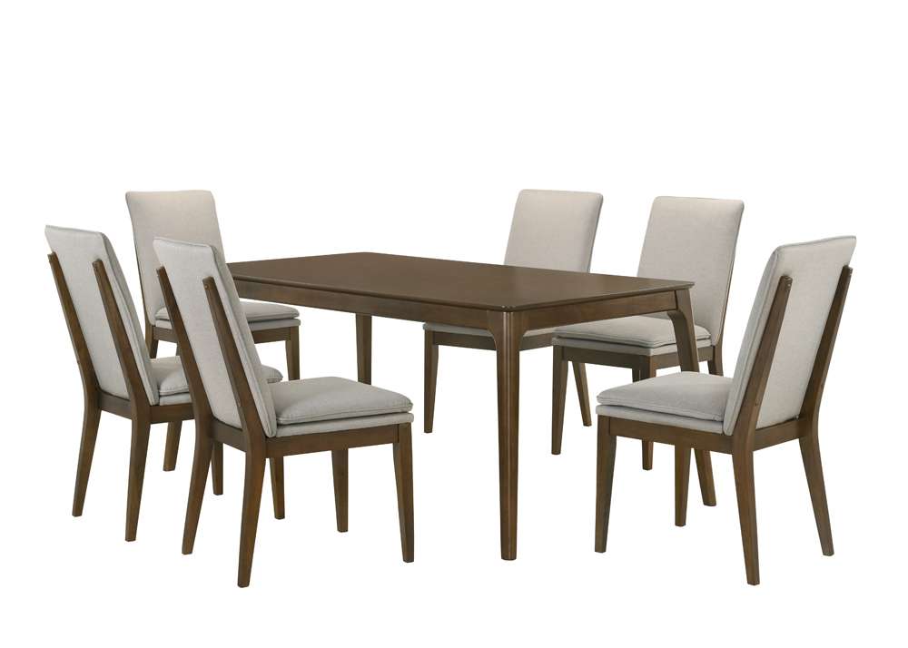 New Classic Furniture - Maggie Dining Table-Walnut - D7185B-10 veiw 7