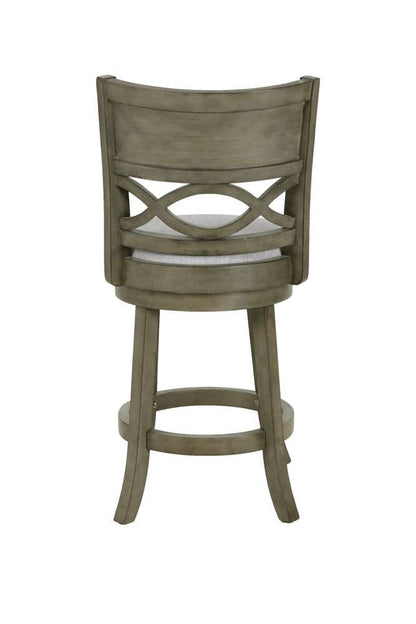 New Classic Furniture - Manchester 24in Counter Stool-Ant Gray With Fabric Seat - S1128-CS-FG veiw 2