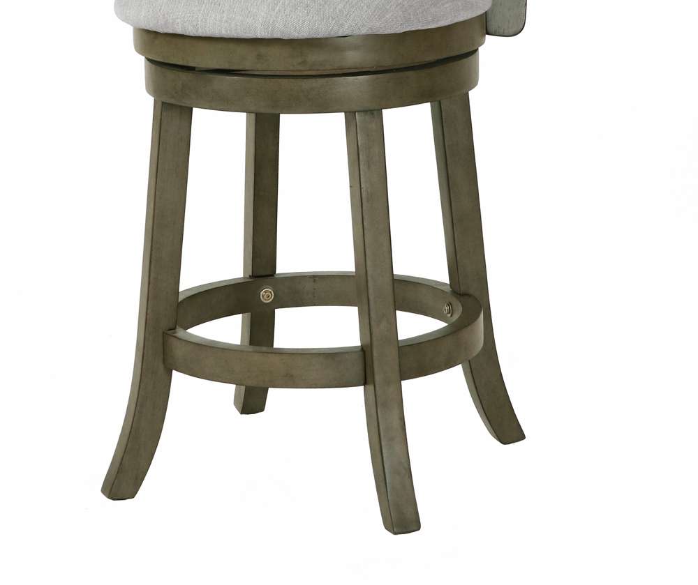 New Classic Furniture - Manchester 24in Counter Stool-Ant Gray With Fabric Seat - S1128-CS-FG veiw 4