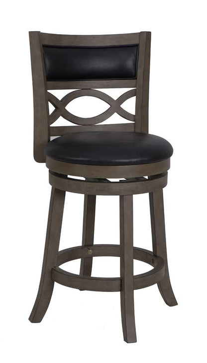 New Classic Furniture - Manchester 24in Counter Stool-Ant Gray With Pu Seat - S1128-CS-PG veiw 1