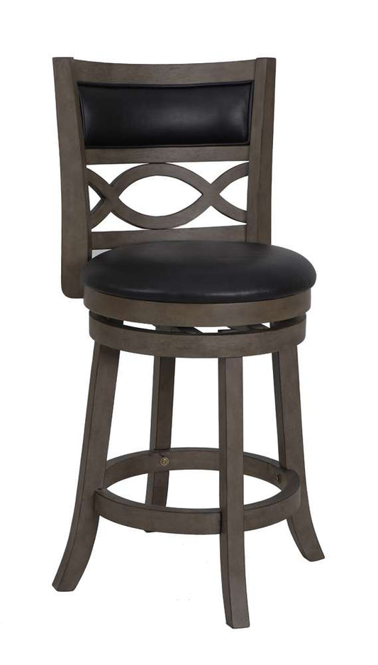 New Classic Furniture - Manchester 24in Counter Stool-Ant Gray With Pu Seat - S1128-CS-PG veiw 1