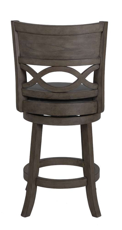 New Classic Furniture - Manchester 24in Counter Stool-Ant Gray With Pu Seat - S1128-CS-PG veiw 2