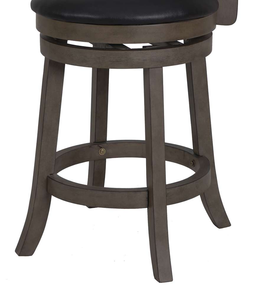 New Classic Furniture - Manchester 24in Counter Stool-Ant Gray With Pu Seat - S1128-CS-PG veiw 4
