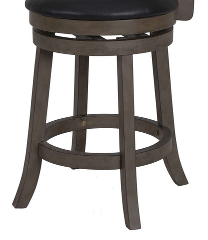 New Classic Furniture - Manchester 24in Counter Stool-Ant Gray With Pu Seat - S1128-CS-PG veiw 4