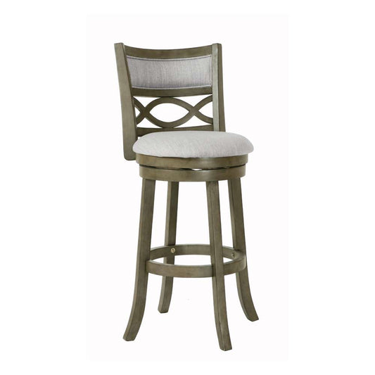 New Classic Furniture - Manchester 29in Bar Stool-Ant Gray With Fabric Seat - S1128-BS-FG veiw 1