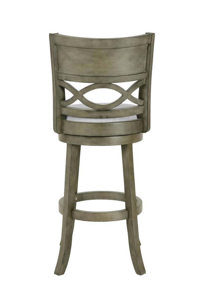 New Classic Furniture - Manchester 29in Bar Stool-Ant Gray With Fabric Seat - S1128-BS-FG veiw 2
