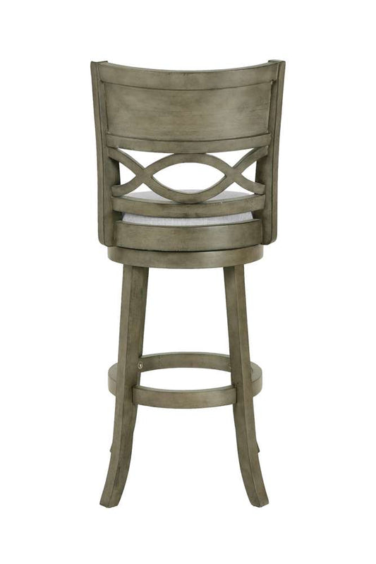 New Classic Furniture - Manchester 29in Bar Stool-Ant Gray With Fabric Seat - S1128-BS-FG veiw 2