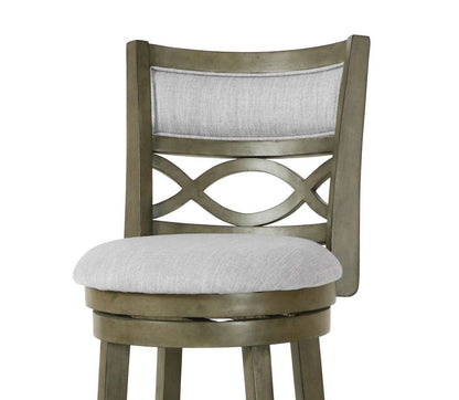 New Classic Furniture - Manchester 29in Bar Stool-Ant Gray With Fabric Seat - S1128-BS-FG veiw 3