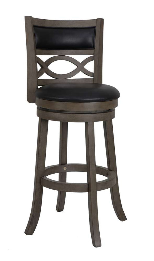 New Classic Furniture - Manchester 29in Bar Stool-Ant Gray With Pu Seat - S1128-BS-PG veiw 1
