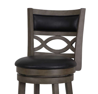 New Classic Furniture - Manchester 29in Bar Stool-Ant Gray With Pu Seat - S1128-BS-PG veiw 3