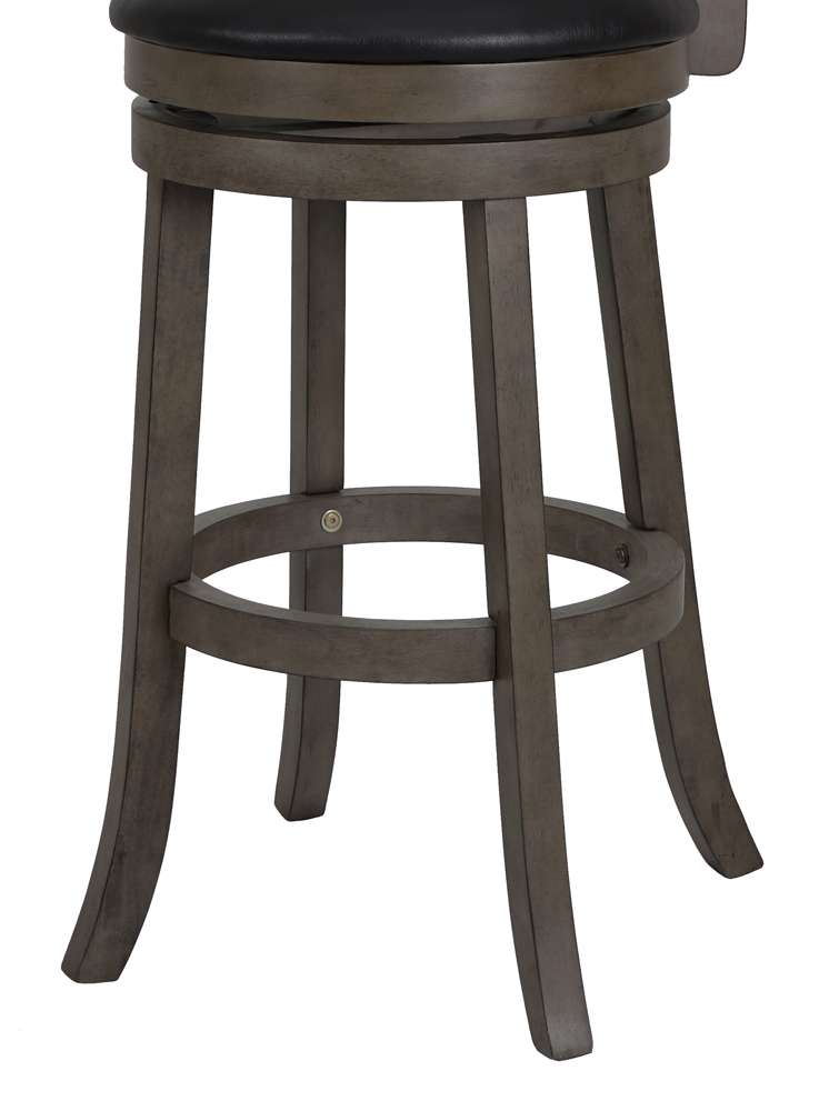 New Classic Furniture - Manchester 29in Bar Stool-Ant Gray With Pu Seat - S1128-BS-PG veiw 4