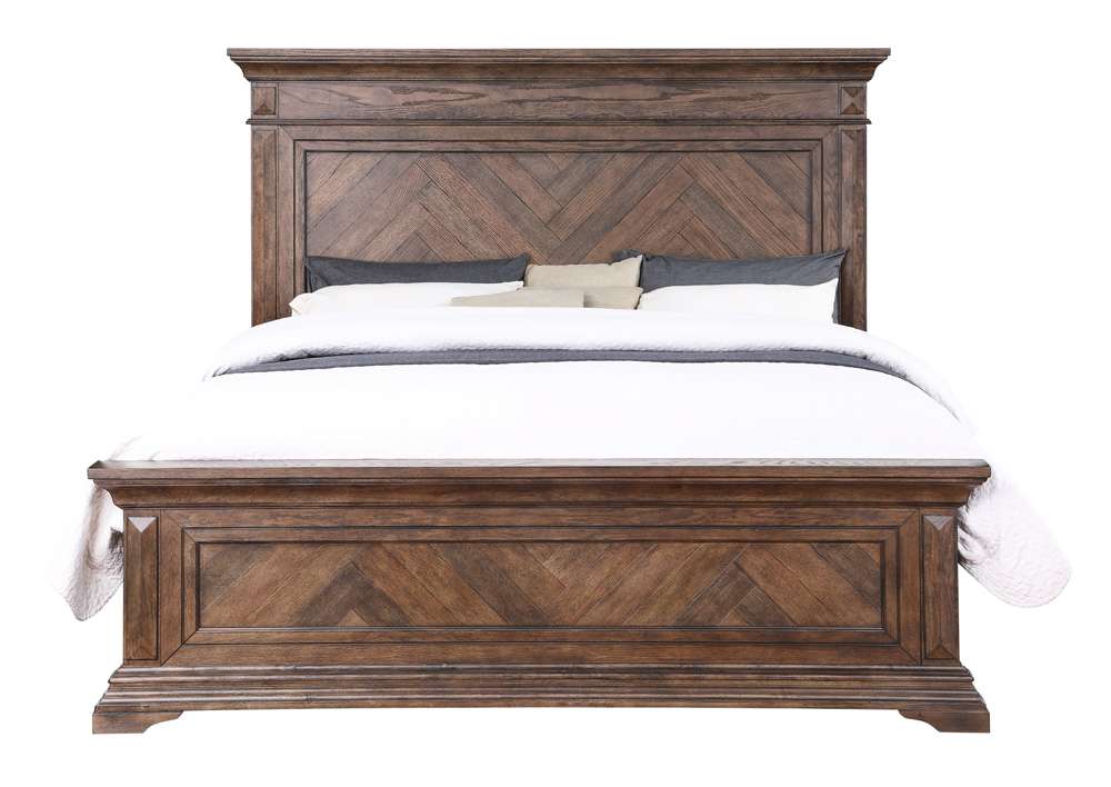 New Classic Furniture - Mar Vista 60in Western King Bed-Walnut - 00-658-200 veiw 2