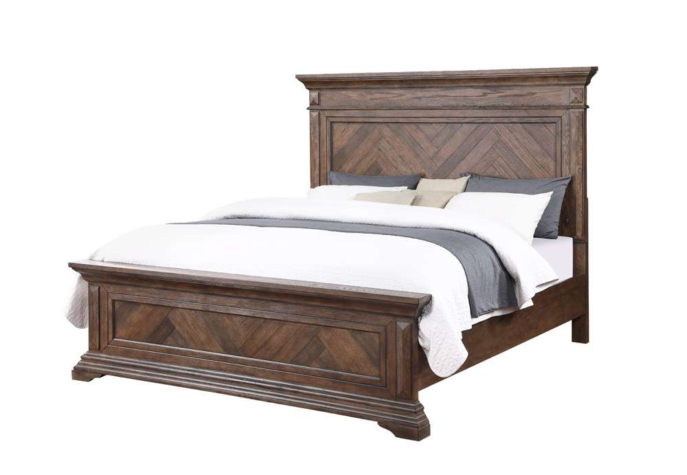 New Classic Furniture - Mar Vista 66in King Bed-Walnut - 00-658-100 veiw 1
