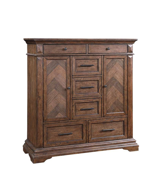New Classic Furniture - Mar Vista Door Chest-Walnut - B658-075 veiw 1