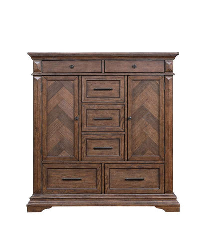 New Classic Furniture - Mar Vista Door Chest-Walnut - B658-075 veiw 2