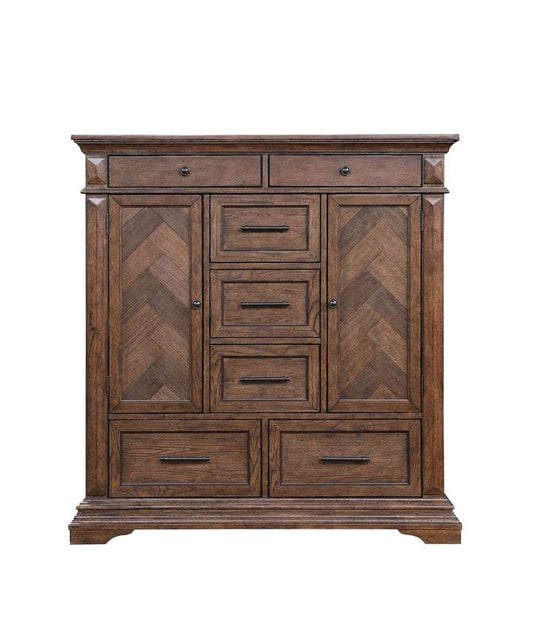 New Classic Furniture - Mar Vista Door Chest-Walnut - B658-075 veiw 2