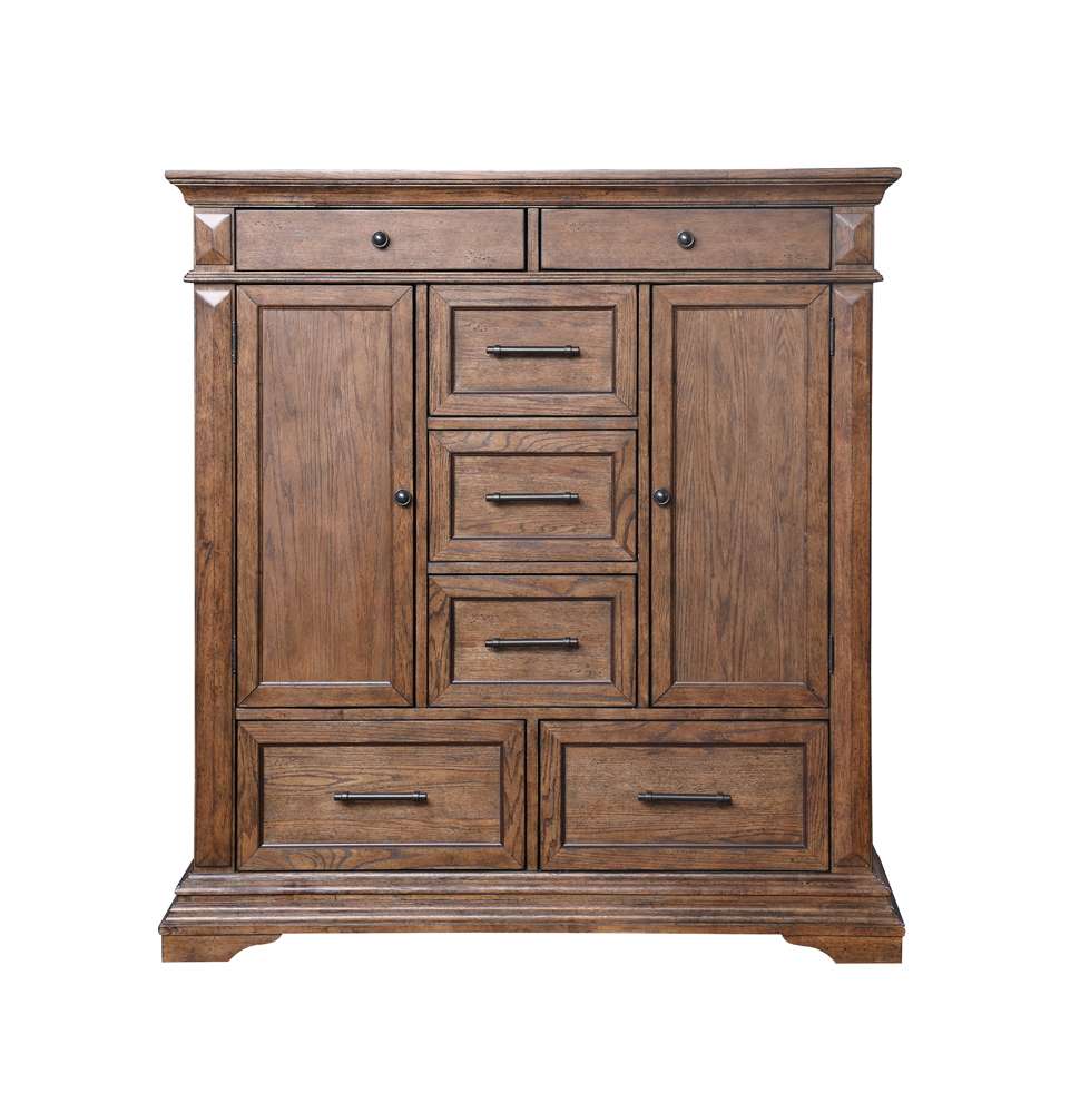 New Classic Furniture - Mar Vista Door Chest-Walnut - B658-075 veiw 3
