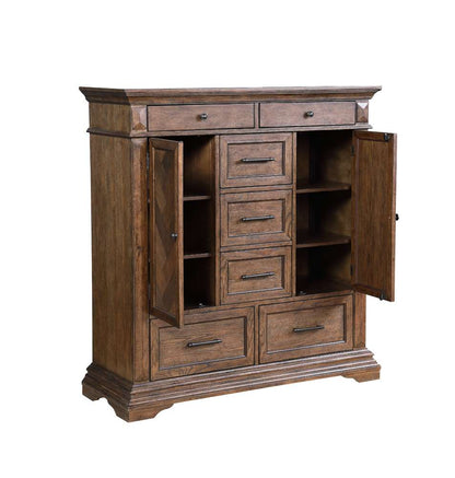 New Classic Furniture - Mar Vista Door Chest-Walnut - B658-075 veiw 4