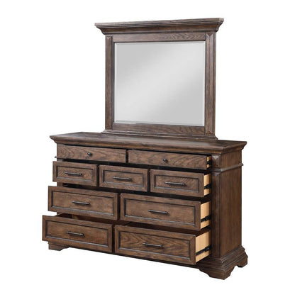 New Classic Furniture - Mar Vista Mirror-Walnut - B658-060 veiw 3