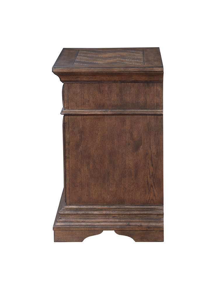 New Classic Furniture - Mar Vista Nightstand-Walnut - B658-040 veiw 2