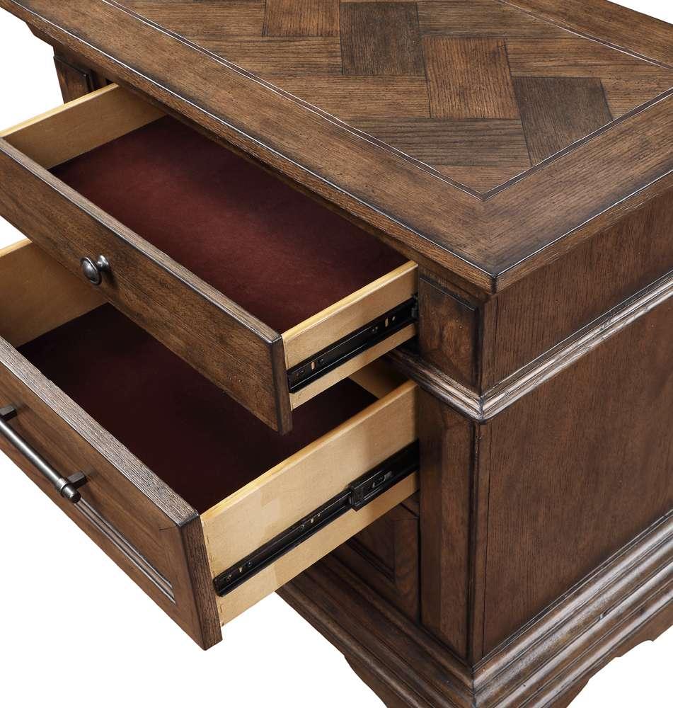 New Classic Furniture - Mar Vista Nightstand-Walnut - B658-040 veiw 4