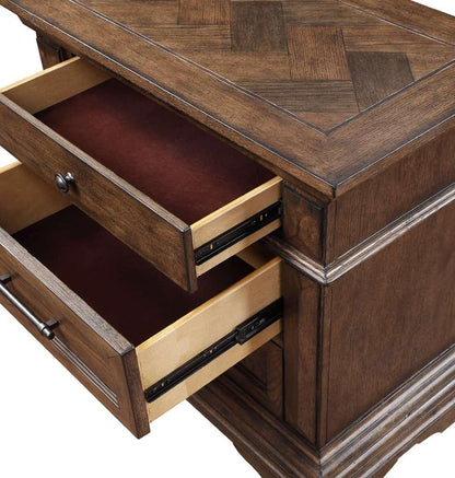 New Classic Furniture - Mar Vista Nightstand-Walnut - B658-040 veiw 4