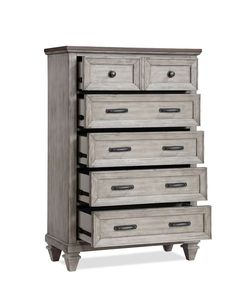 New Classic Furniture - Mariana Chest-Vintage Creme - B2114-070 view 5