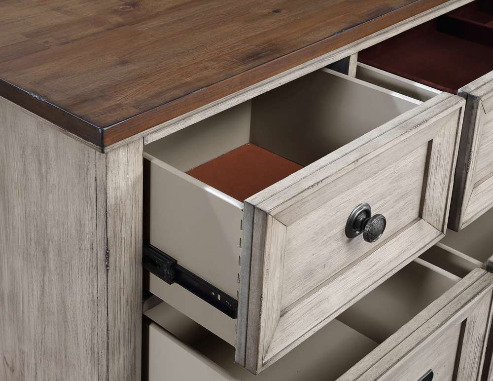 New Classic Furniture - Mariana Dresser -Vintage Creme - B2114-050 veiw 2