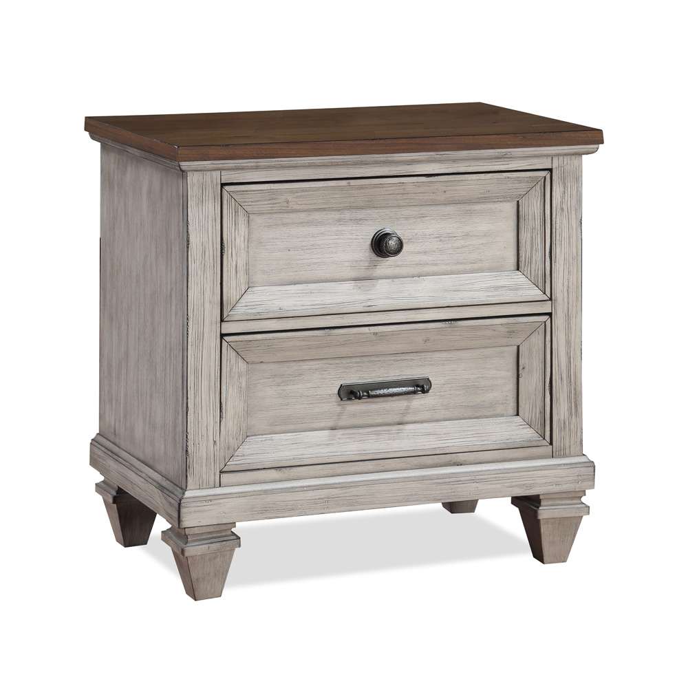New Classic Furniture - Mariana Nightstand W/Usb-Vintage Creme - B2114-040 veiw 1